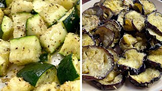 Microwavable side dishes Eggplant or Zucchini [upl. by Baniaz]