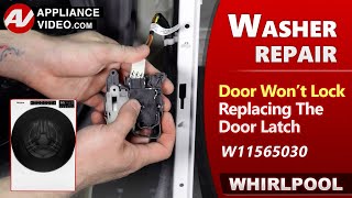 Washer Door Latch issues  Not Latching or Starting  Diagnostic amp Repair by Factory Technician [upl. by Indys]