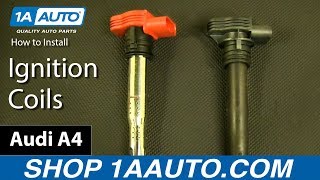 How To Replace Ignition Coils 0515 Audi A4 [upl. by Htelimay]