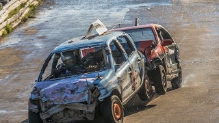 Banger Racing Angmering Raceway  CB Contact  3rd February 2019 [upl. by Benedetta]