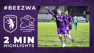 K BEERSCHOT VA 33 ZULTE WAREGEM  SEBAOUI SECURES DRAW WITH HIS FIRST GOAL FOR BEERSCHOT [upl. by Ayar]