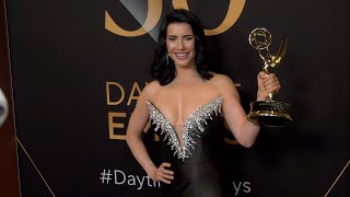 Jacqueline MacInnes Wood 50th Annual Daytime Emmy Awards Winners Walk [upl. by Enialb]