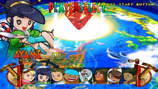 ReDreamDreamcast 👊 Power Stone 👊🏽 Ayame Arcade Play 👊 Hardest Difficulty 👊🏽 [upl. by Medeah]