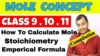 MOLE CONCEPT In 1 Hour  Complete Chapter For JEE Main amp Advanced [upl. by Obbard]