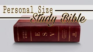 ESV Personal Size Study Bible Review [upl. by Lleznod271]