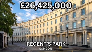 £26425000 Regent’s Park Duplex PH w Pool  London Real Estate [upl. by Lyred]