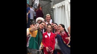 Alina Zagitova 20180721 Sabantuy 2018 Backstage [upl. by Gnen]