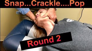 Full Spine Chiropractic Adjustment with LOUD CRACKS [upl. by Neibart]