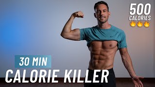 30 Min Cardio HIIT Workout To Burn Calories  Full Body Workout At Home No Equipment No Repeat [upl. by Karlee]