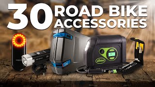 30 ESSENTIAL ROAD BIKE ACCESSORIES ▶2 [upl. by Ydwor]