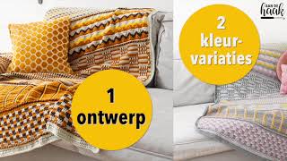 Coming Soon Aan de Haak CAL Chunky Blanket [upl. by Nevarc61]