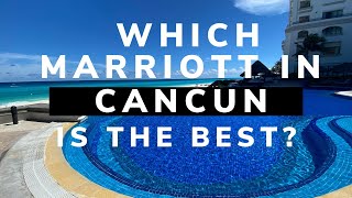 Best Marriott Resort in Cancun Comparing the RitzCarlton JW Marriott and Marriott [upl. by Hoes986]