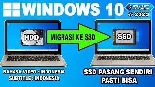 CARA MIGRASI WINDOWS DARI HDD KE SSD Laptop  Beli Ukuran SSD Ukur Tebal DVD Migrasi OS [upl. by Norri]