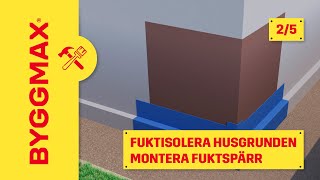 Fuktisolera husgrunden del 2 montera fuktspärr [upl. by Harias165]