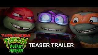 Teenage Mutant Ninja Turtles Mutant Mayhem  Teaser Trailer 2023 Movie  Seth Rogen [upl. by Hsirk]