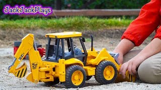 Backhoe Loader Formation And Uses Video For Kids And Toddlers Cartoon For Kids About Cars [upl. by Arikahs136]