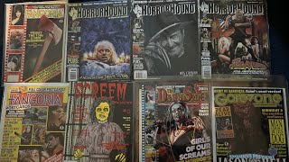 25 FangoriaHorrorhoundGorezone Magazine Pickups at Dark Delicacies [upl. by Seamus]