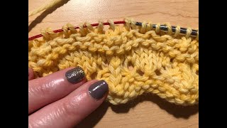 How to Knit a CDD Center Double Decrease and CDDP Center Double Decrease Purl [upl. by Yerhcaz172]