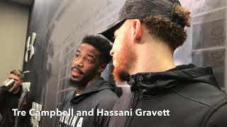 Hassani Gravett Tre Campbell talk bracketology Mississippi State [upl. by Ogren301]