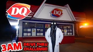 DONT GO TO DAIRY QUEEN AT 3AM OR DAIRY QUEEN GHOST WILL APPEAR  DARIY QUEEN DRIVE THRU CHALLENGE [upl. by Margetts]