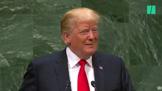 Donald Trump vante son bilan l’Onu éclate de rire dès les premières minutes de son discours [upl. by Iatnohs]