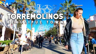 Torremolinos Spain Beautiful Town Christmas Season December 2023 Update Costa del Sol  Málaga 4K [upl. by Lissner744]