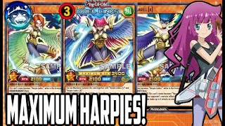 💥EL NUEVO MAXIMUM DECK F2P PARA RUSH🤑  NUEVO HARPIES RUSH DECK  YuGiOh Duel Links [upl. by Lewap]