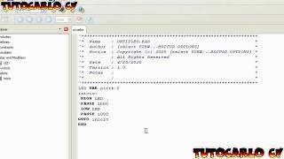 TUTORIAL 1 PROGRAMACION BASIC PRO MICROCODE [upl. by Daloris]