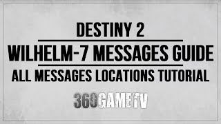 Destiny 2 Wilhelm7 Messages Locations Guide  The Richest Dead Man Alive Triumph  Hraesveglur [upl. by Olds242]