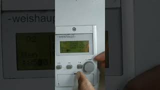 weishaupt Burner controller adjustment [upl. by Ellehsar]