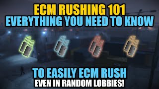 PAYDAY 2 ECM Rushing 101 detailed introduction to ECM rushing  Everything you need to know [upl. by Dorkas]