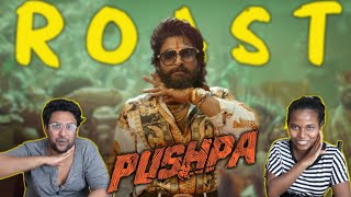 PUSHPA PUSHPAA RAAAAAAAJ 😂 PUSHPA MOVIE ROAST  Ramstk Family [upl. by Leia]