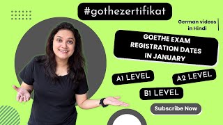 Goethe Exam Update January 2024 Dates Revealed Plan Your Language Success 📅 [upl. by Rhoda]