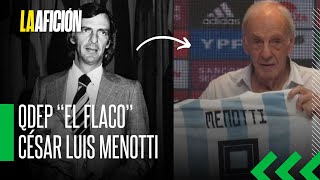 Fallece César Luis Menotti leyenda del fútbol y exentrenador de México [upl. by Rolo]