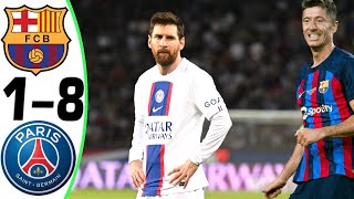 Barcelona vs PSG 18  All Goals and Highlights RÉSUMÉN amp GOLES  Messi vs Mbappe  HD [upl. by Cocks]