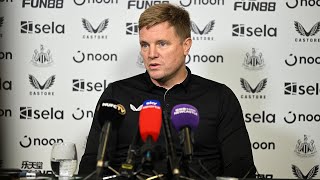 PRESS CONFERENCE  Eddie Howe preCrystal Palace H [upl. by Aniar]