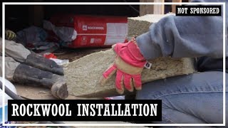 Installing Our Floor InsulationRockWool [upl. by Tuttle]