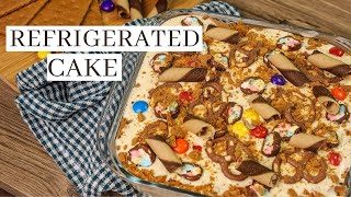 How To Make Refrigerated Cake  Graham Cake With Assorted Toppings [upl. by Luy326]