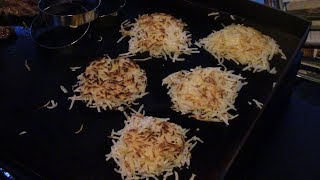 Hash browns  Blackstone Griddle Cooking [upl. by Urian]