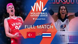 🇹🇷 TUR vs 🇹🇭 THA  Full Match  Women’s VNL 2022 [upl. by Asha26]