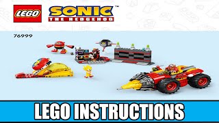 LEGO Instructions  Sonic the Hedgehog  76999  Super Sonic vs Egg Drillster [upl. by Gilba817]