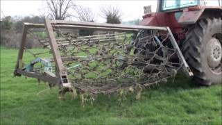 chain harrowing the fields [upl. by Whyte]