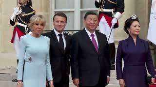 French President Macron hosts official state dinner for Chinese President Xi [upl. by Anirav777]