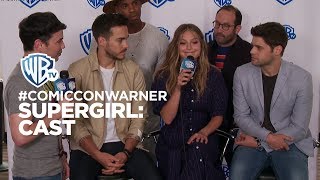 ComicConWarner  Supergirl Cast [upl. by Emanuele]