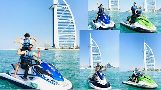 4K Jet Ski Dubai Burj Al Arab Nemo WaterSports at Jumeirah Beach Travel Vlog [upl. by Emma820]