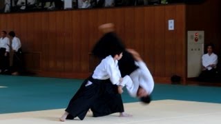 Aikido  Shirakawa Ryuji sensei demonstration at the 50th anniversary of Miyagi Prefecture [upl. by Eislehc429]