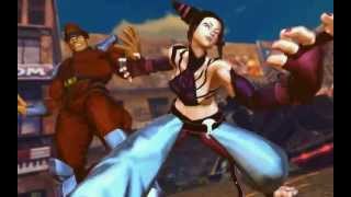 HD Street Fighter x Tekken  M Bison amp Han Juri Story Mode [upl. by Leachim393]