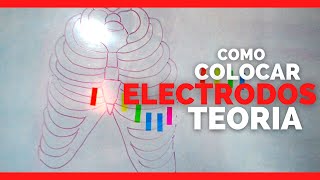 ✅COMO COLOCAR LOS ELECTRODOS DEL ELECTROCARDIOGRAMA ECG [upl. by Fondea61]