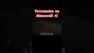 Me salvo por un milagro de los terremotos Milagro Minecraft terror Terremoto [upl. by Akirdna132]