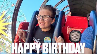 HAPPY BIRTHDAY BREXSEN BINGHAM  TURNING 10 AT THE HAPPIEST PLACE ON EARTH  DISNEYLAND BIRTHDAY [upl. by Ahsauqal]